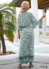 Conjunto de dos piezas de playa bohemio para vacaciones, vestido Sofía